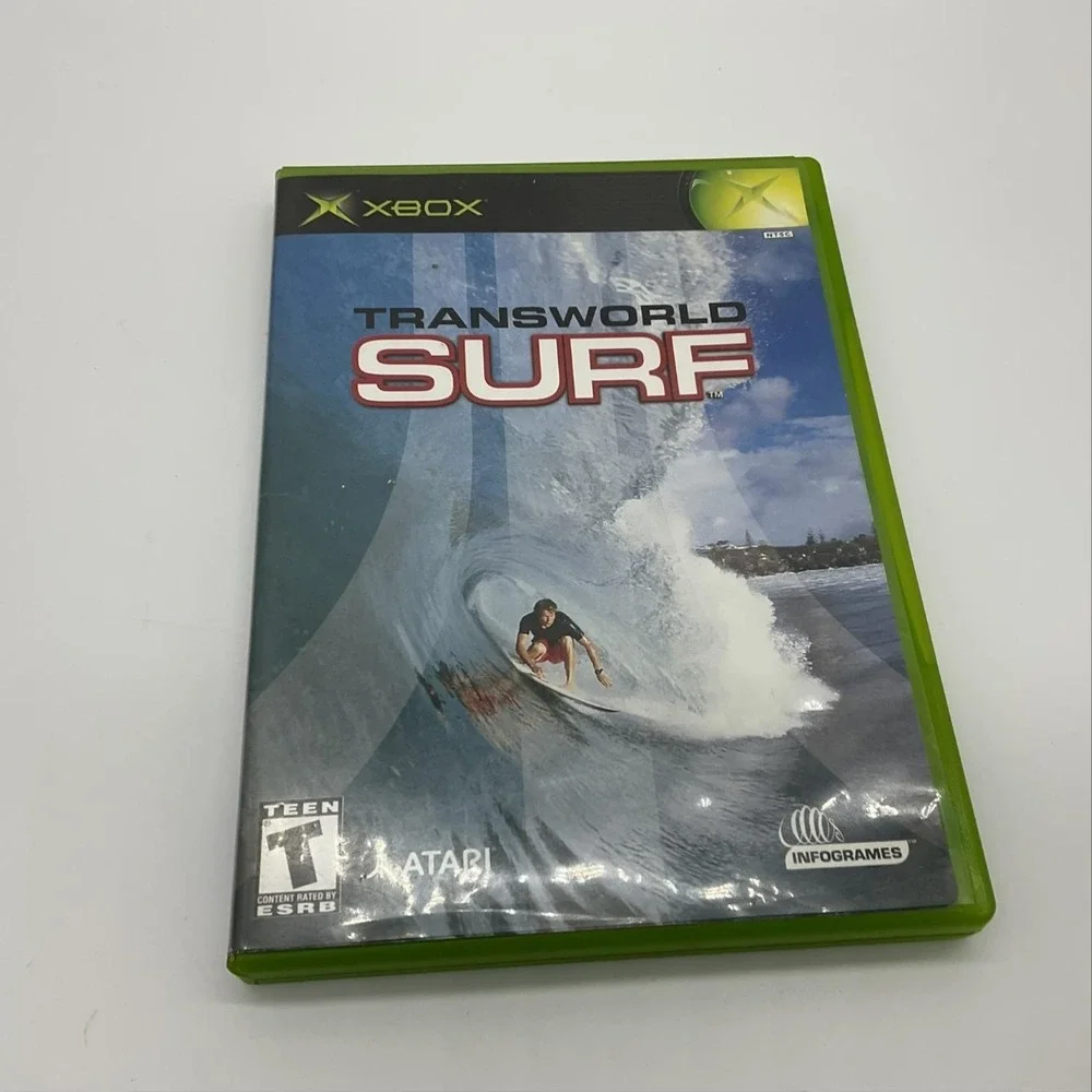 Transworld Surf Microsoft XBOX Game T Atari 2001 NTSC Surfing Sports Extreme